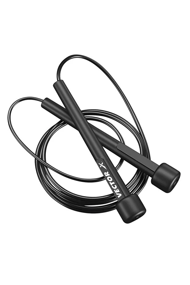 Vector X Adjustable Skipping Rope | Nylon | For Cardio, Weight Loss & Training | Unisex