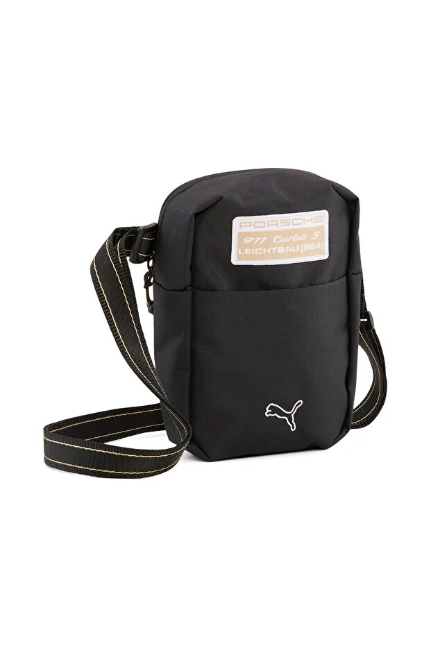 Puma Unisex Porsche Legacy Statement Portable Shoulder Bag - Black